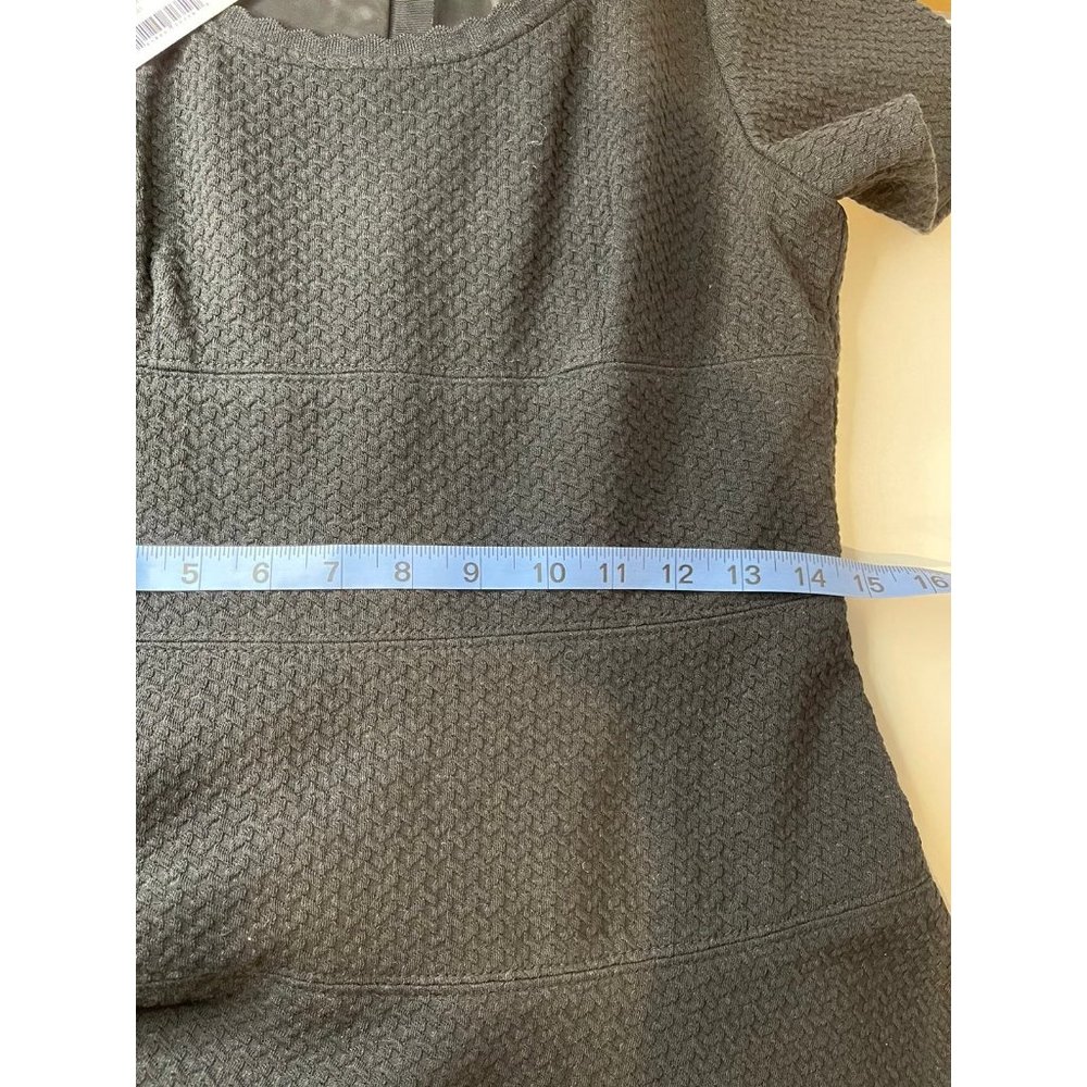 Rebecca Taylor Navy Scoop Neck Dress 6 - Picture 5 of 8